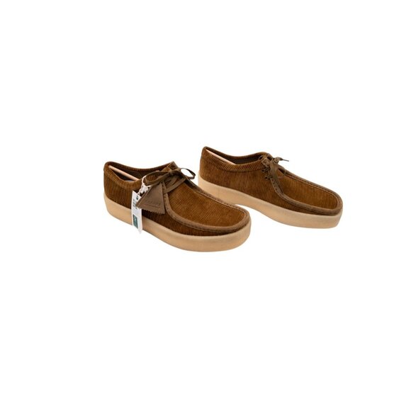 Clarks Tan Corduroy Sneakers - Picture 2 of 12